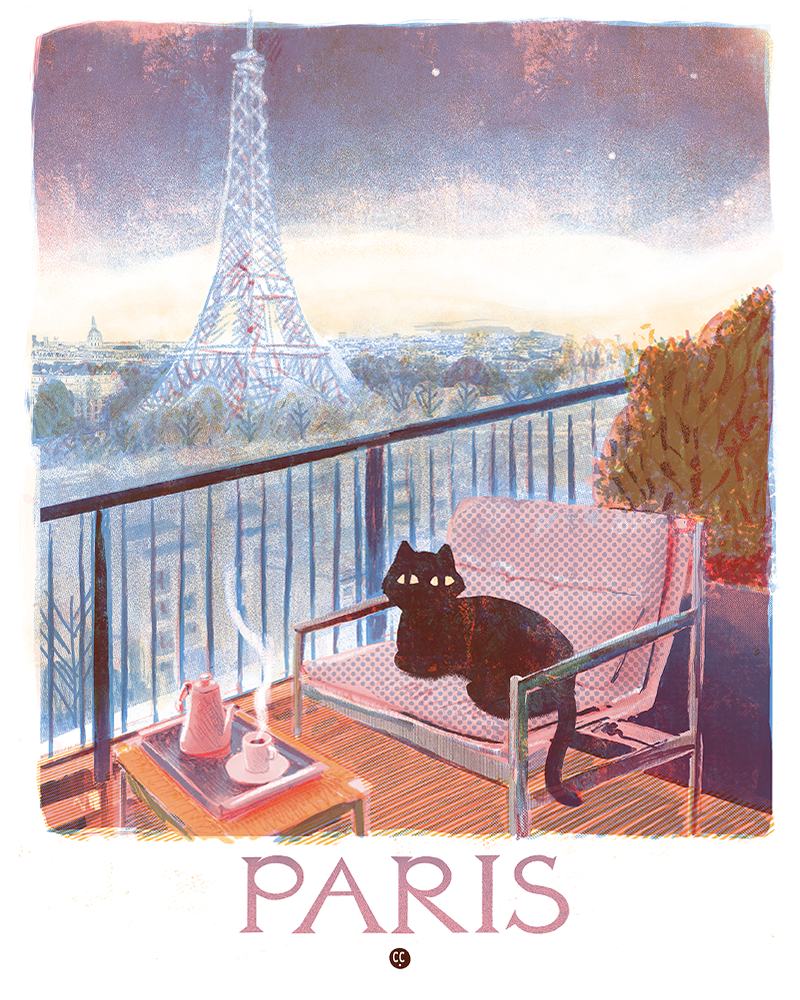 Paris With Cat
