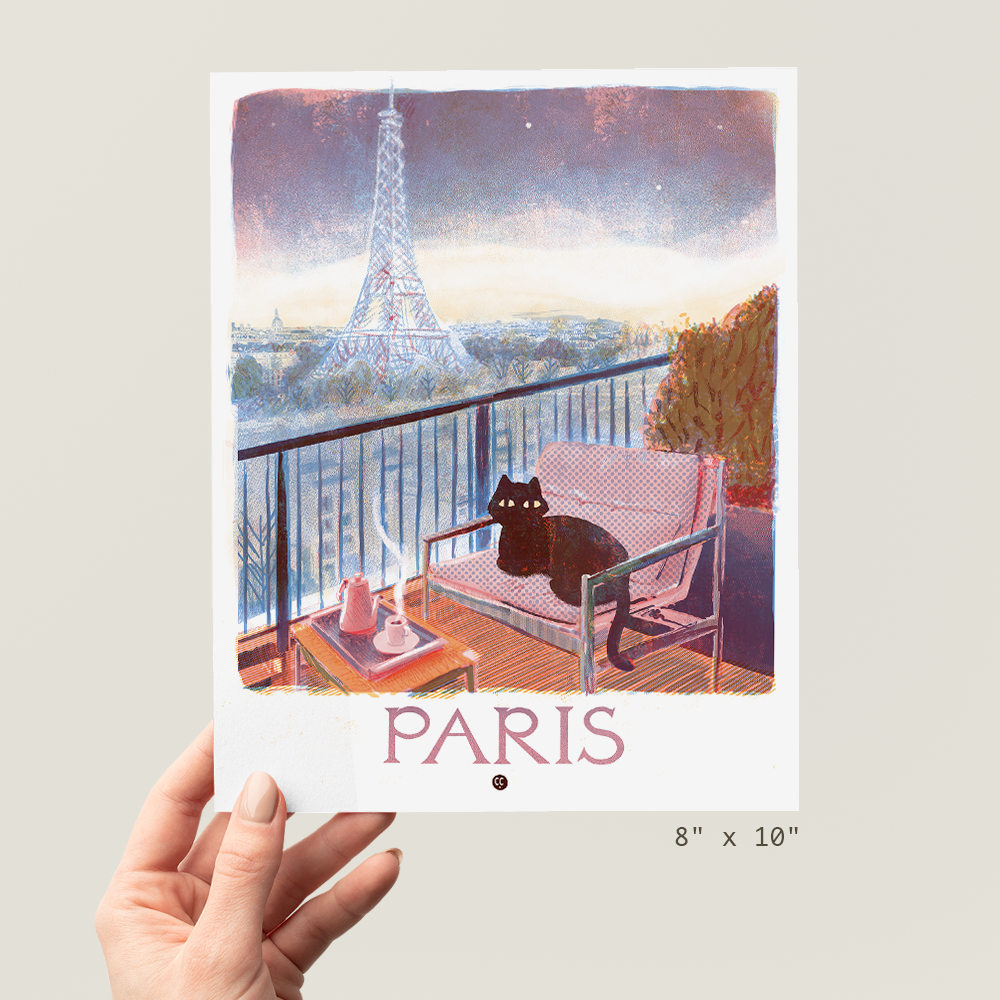 Paris With Cat