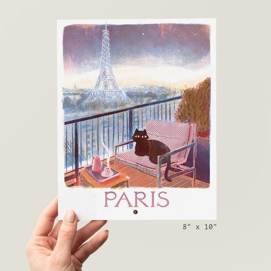Paris With Cat