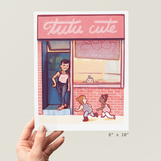 Ballet Studio - Storefront Illustration