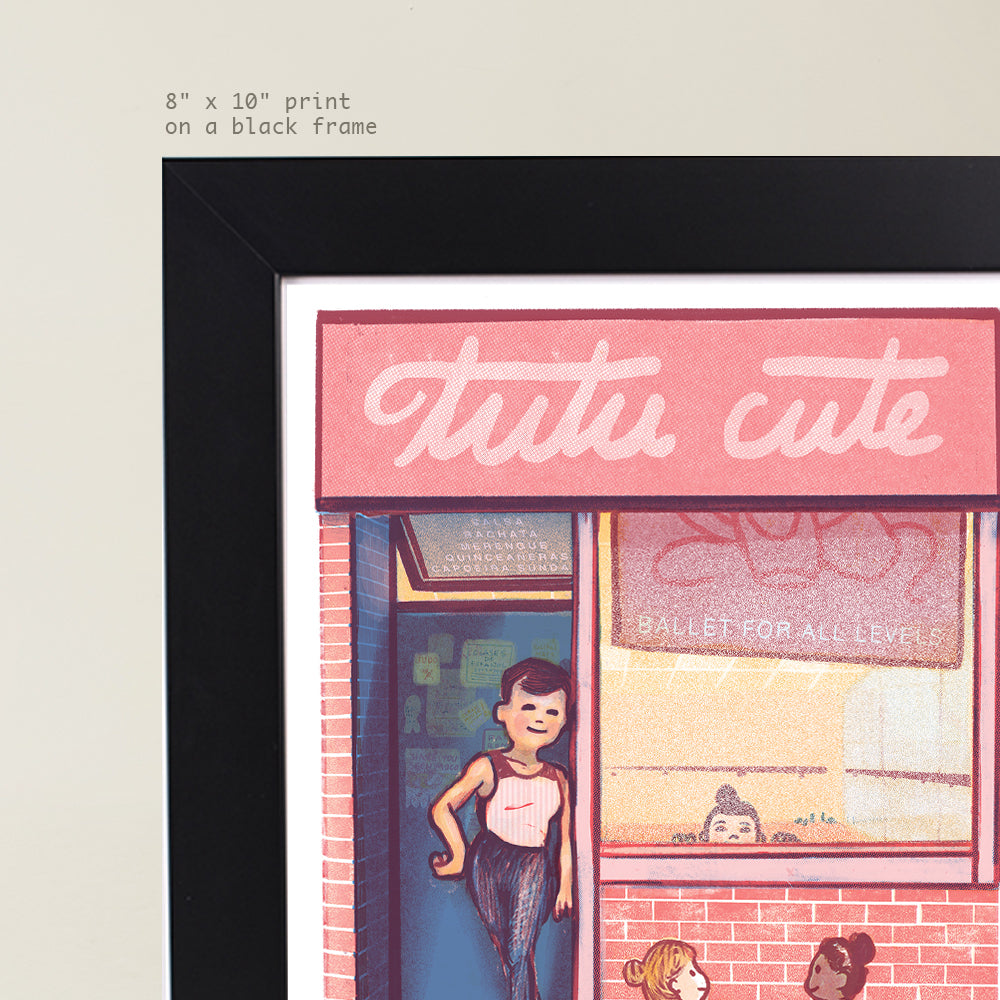 Ballet Studio - Storefront Illustration