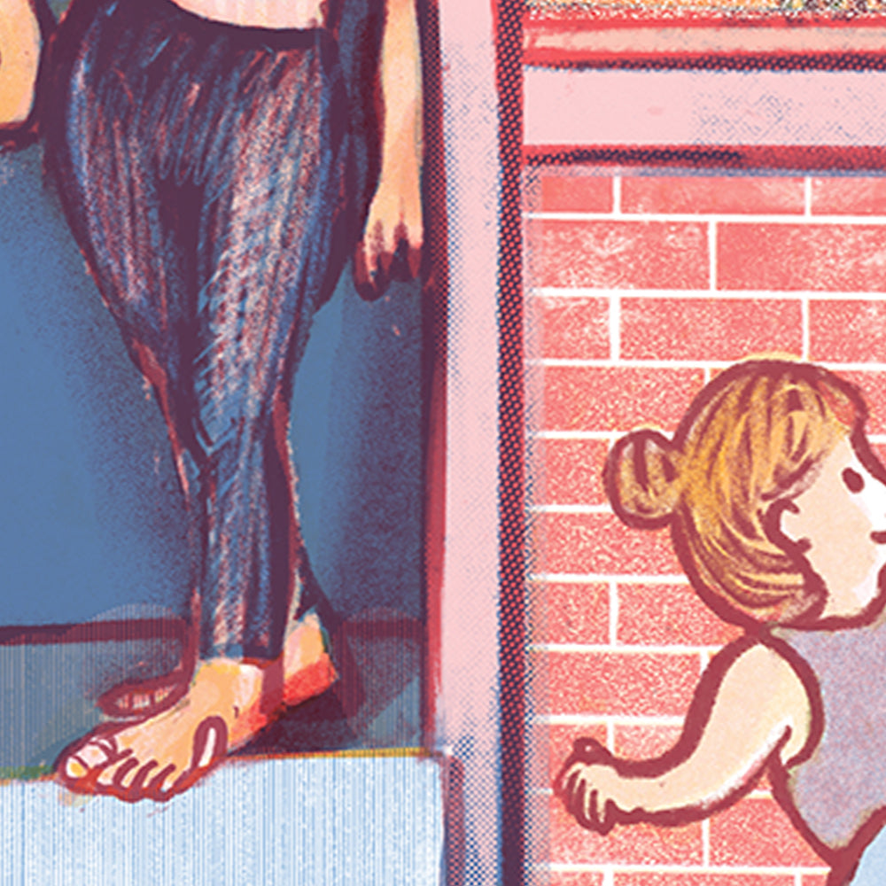 Ballet Studio - Storefront Illustration
