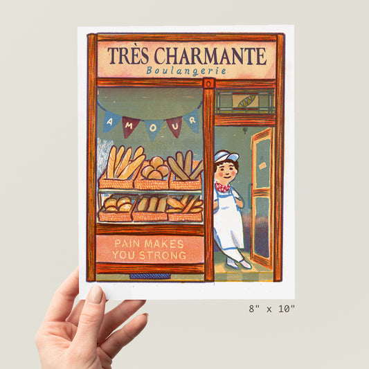 Boulangerie - Storefront Illustration
