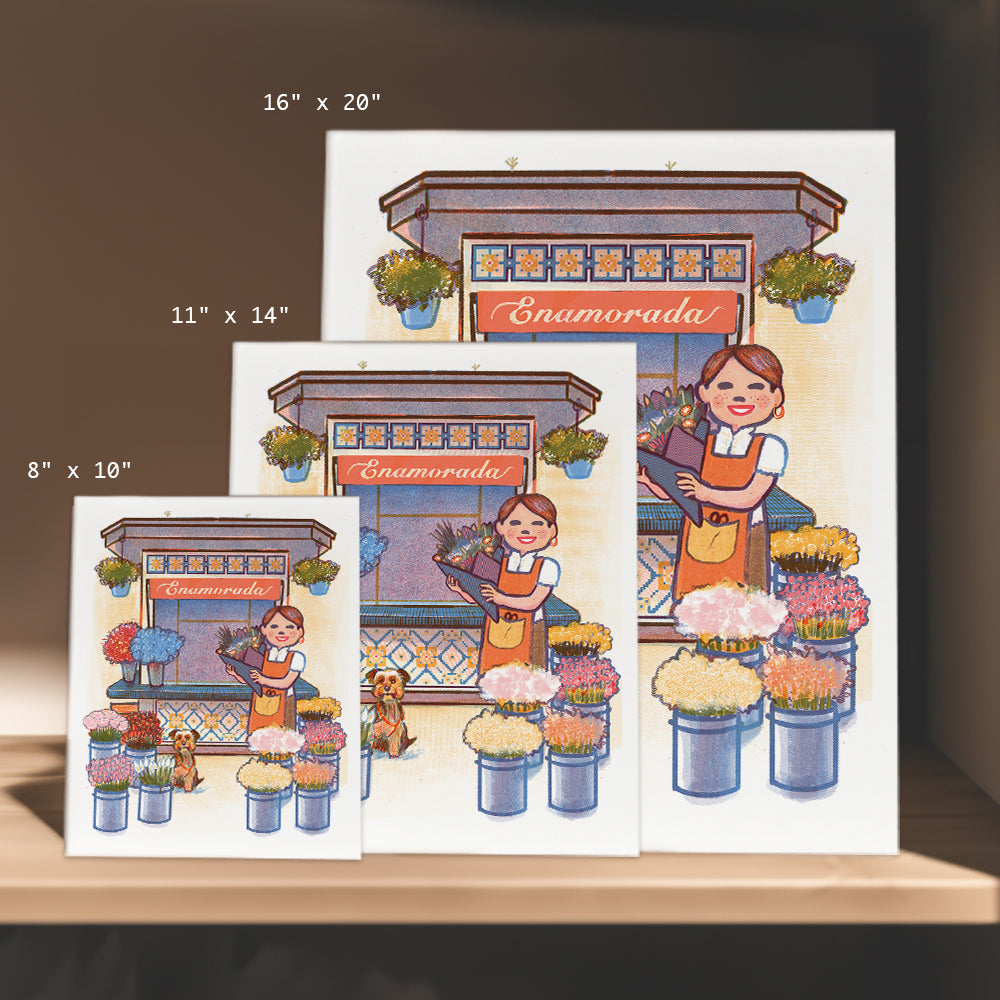 Flower Shop - Storefront Illustration