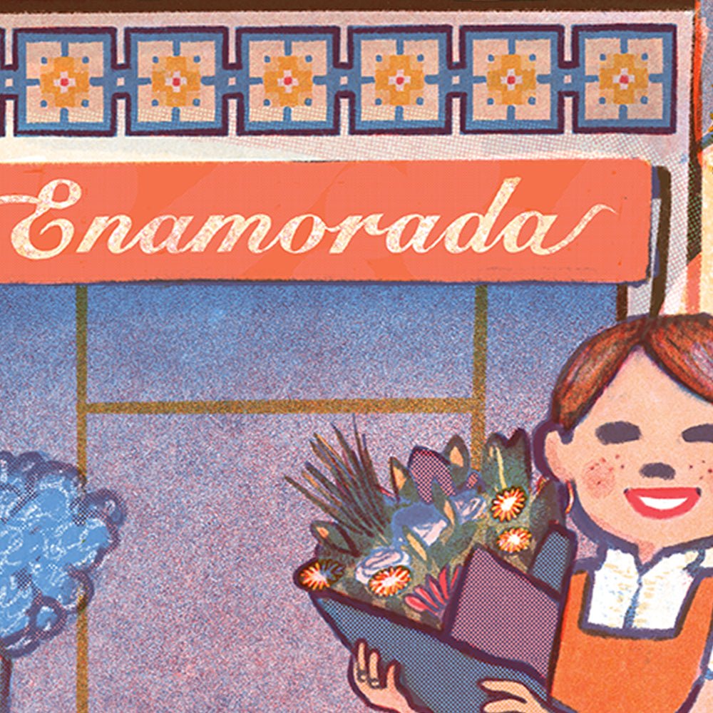 Flower Shop - Storefront Illustration