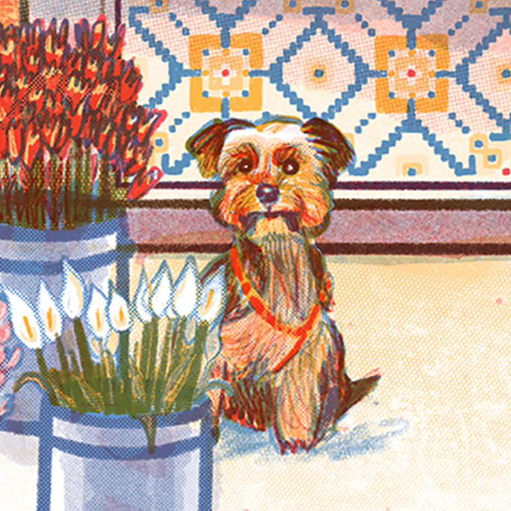 Flower Shop - Storefront Illustration