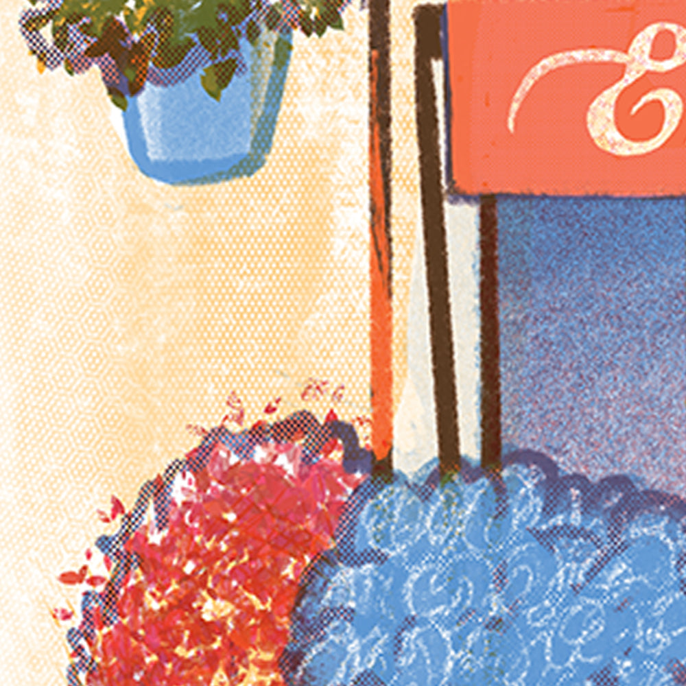 Flower Shop - Storefront Illustration