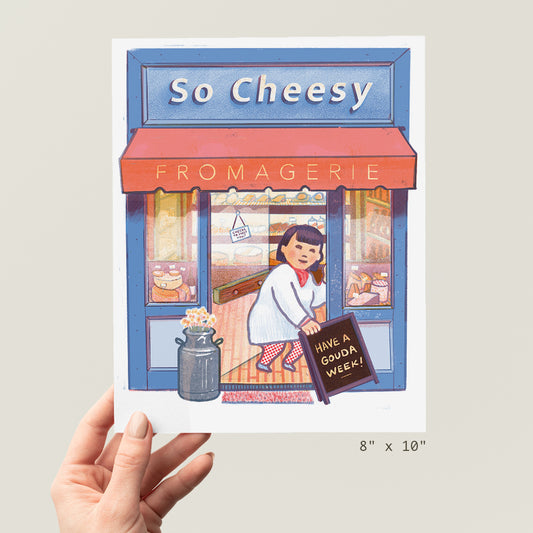 Fromagerie - Storefront Illustration