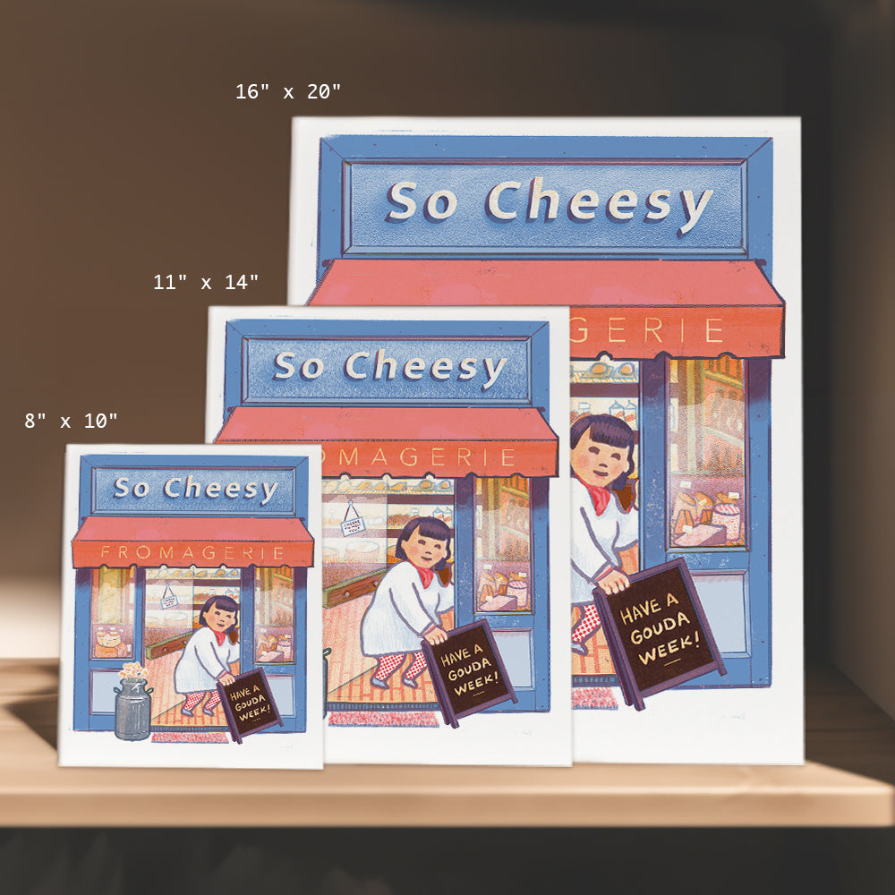 Fromagerie - Storefront Illustration