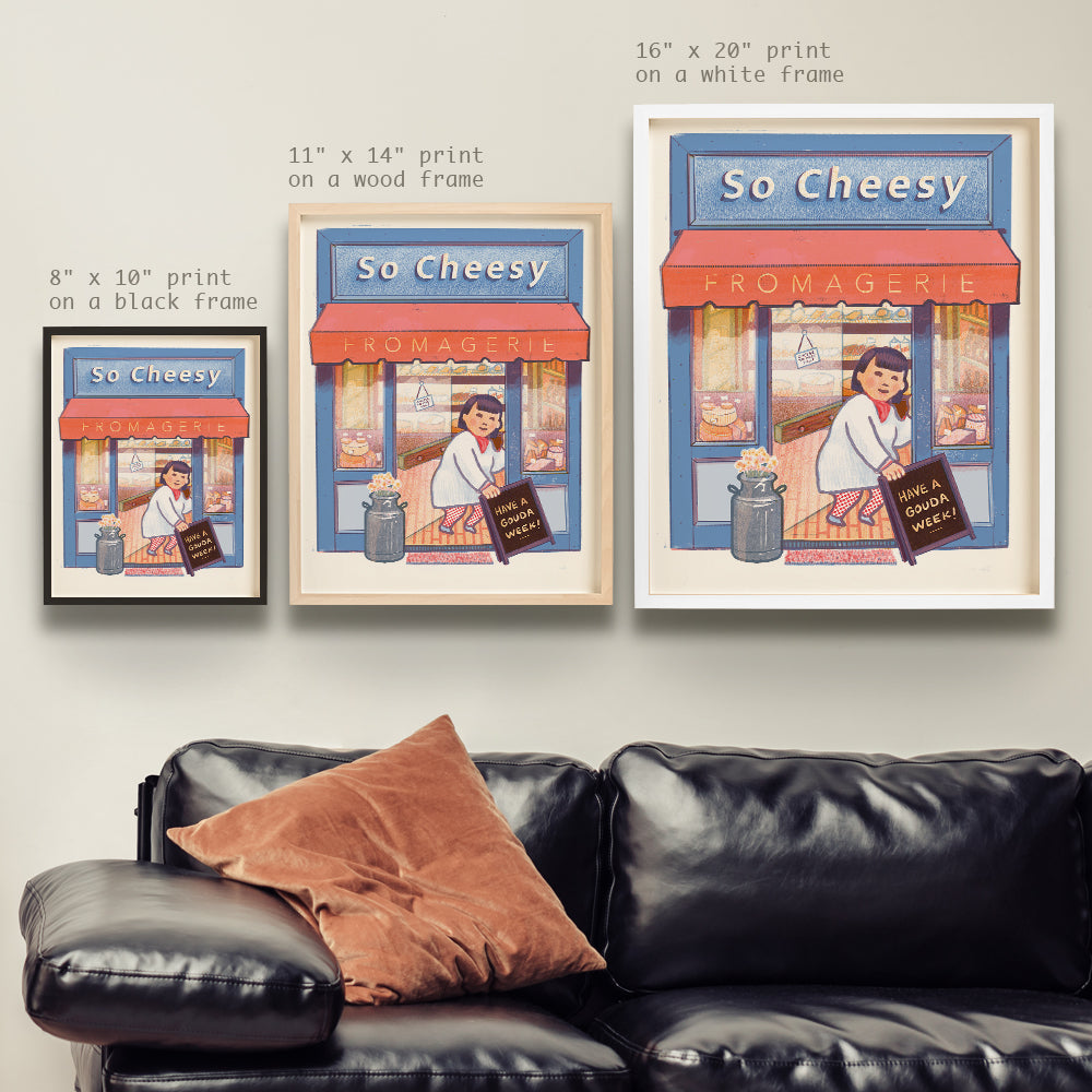 Fromagerie - Storefront Illustration