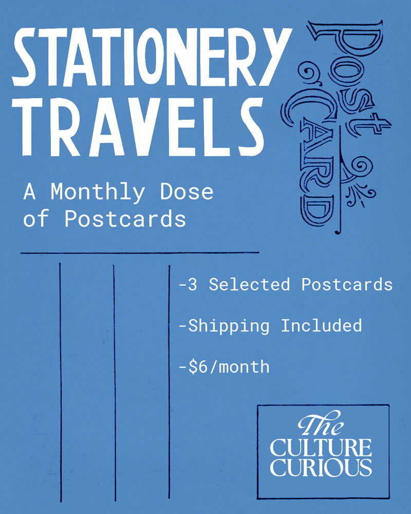 STATIONERY TRAVELS Postcard Club Subscription