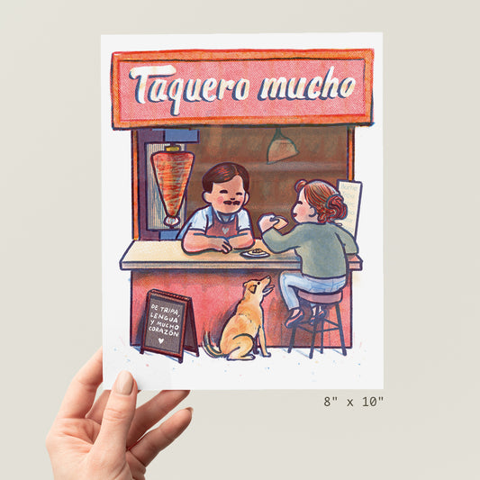 Taquería - Storefront Illustration