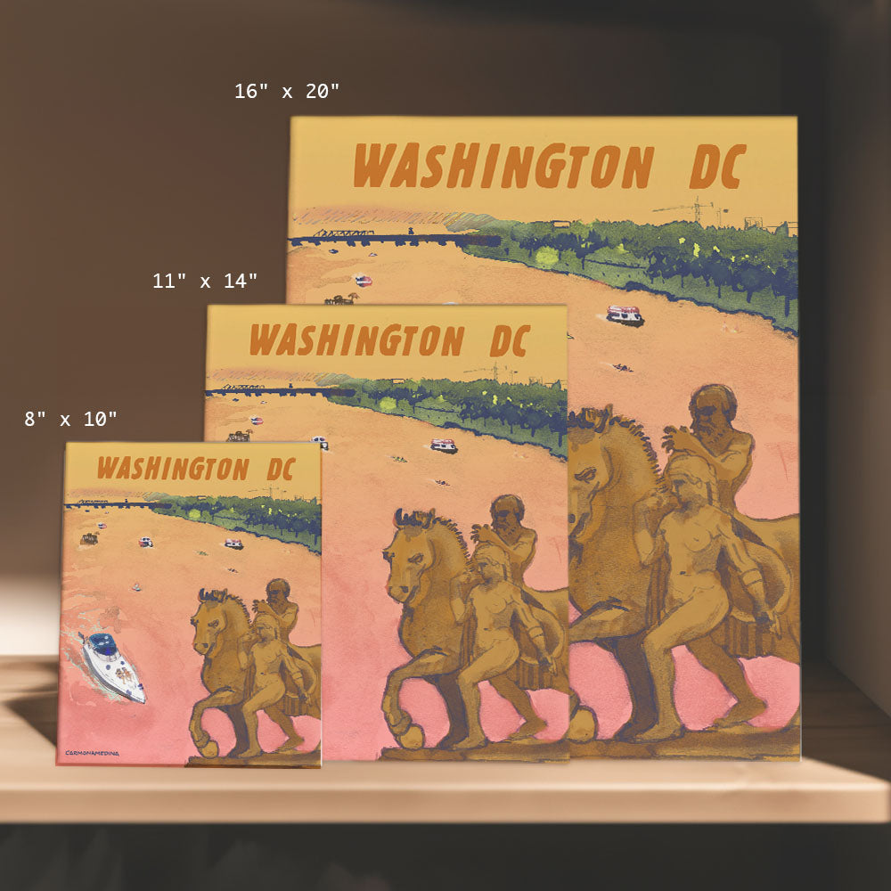 three washington dc greeting cards on a shelf