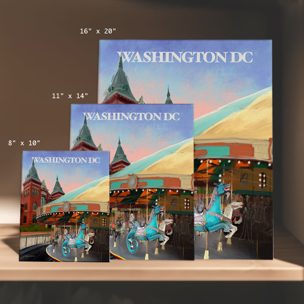 a set of three washington dc greeting cards