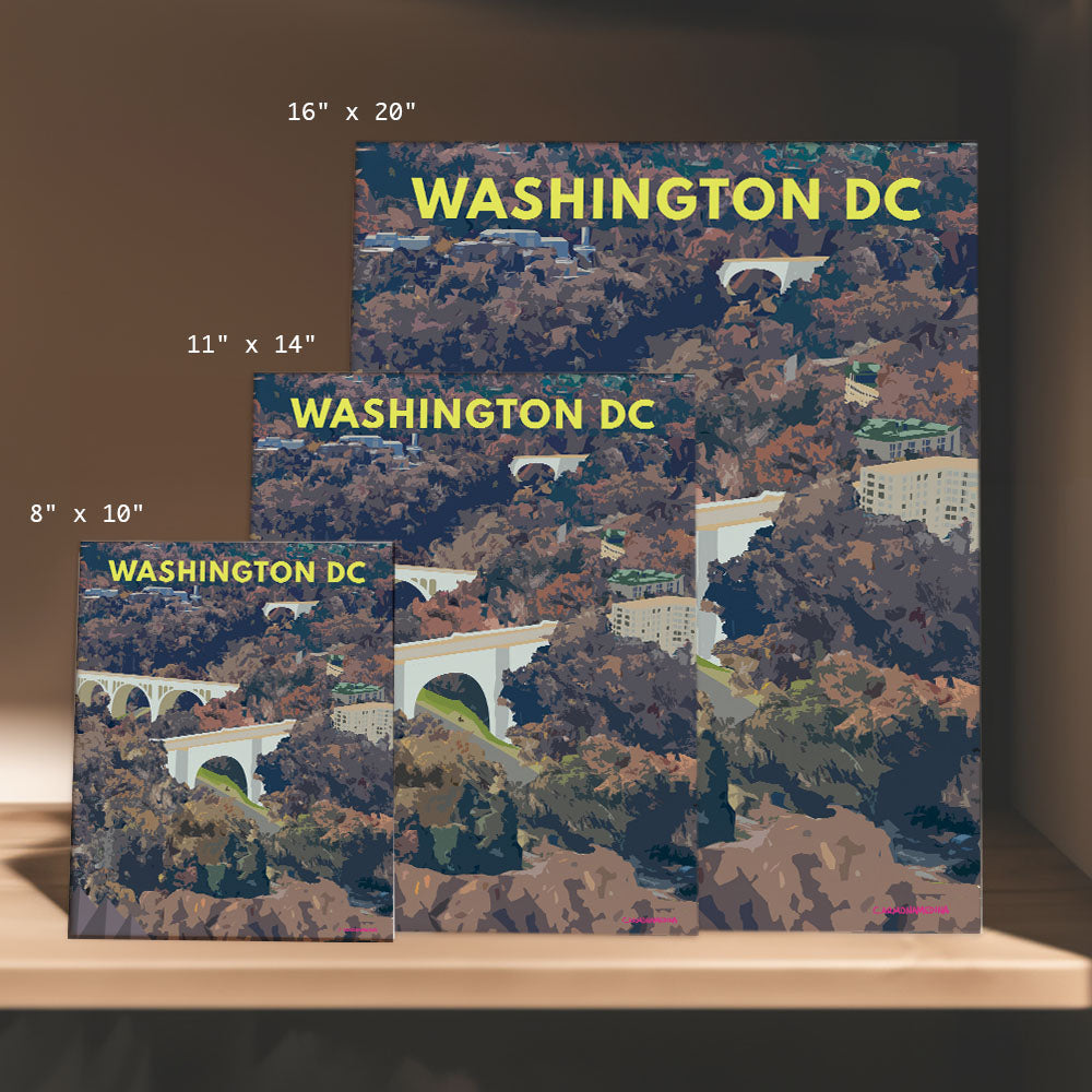 a set of three washington dc greeting cards