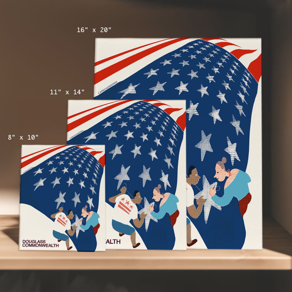 a set of three greeting cards with a patriotic design