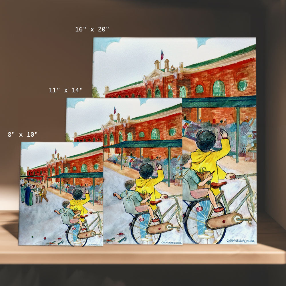 three pictures of a boy riding a bike