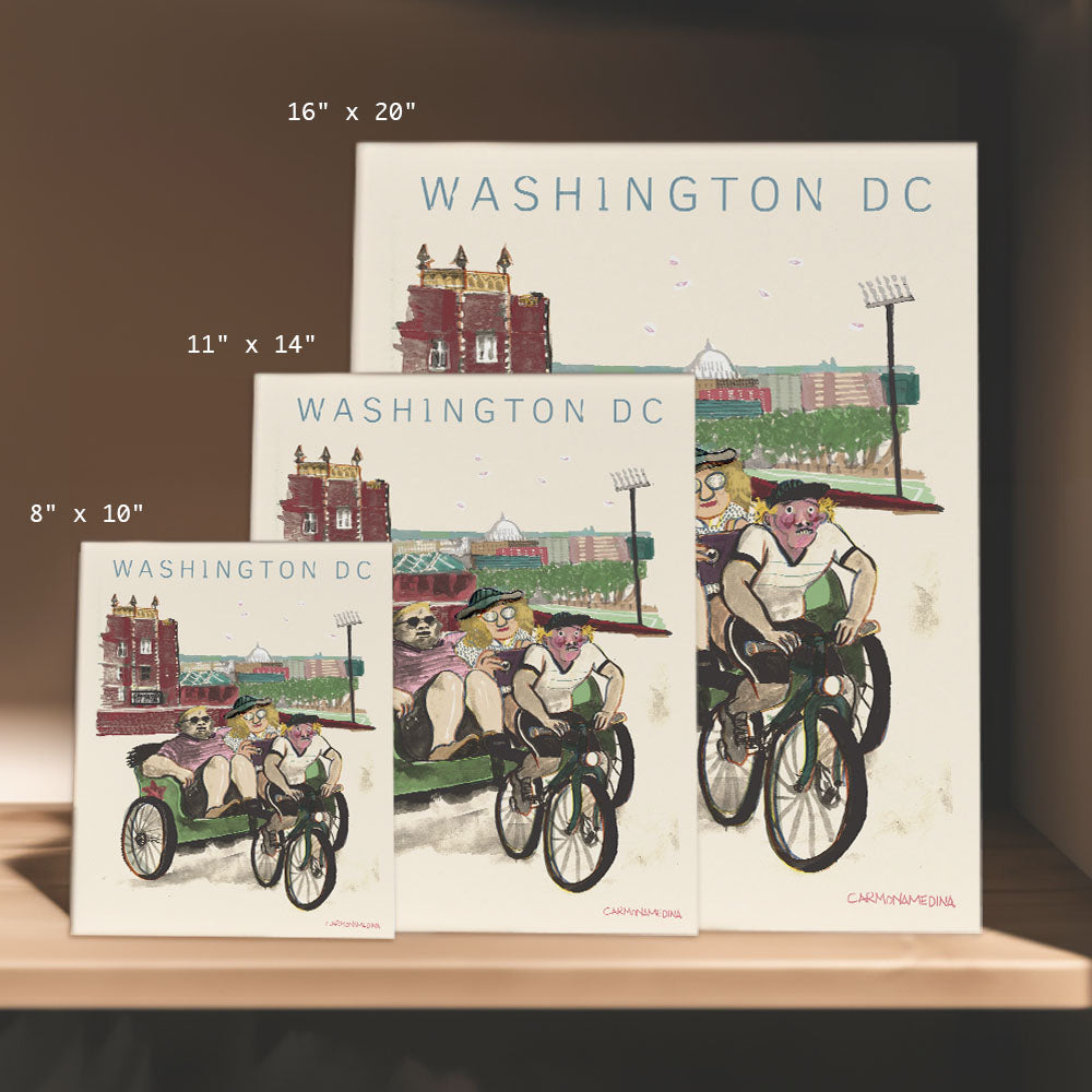 three washington dc greeting cards on a shelf