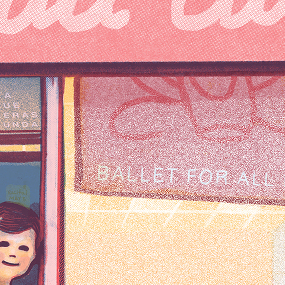 Ballet Studio - Storefront Illustration