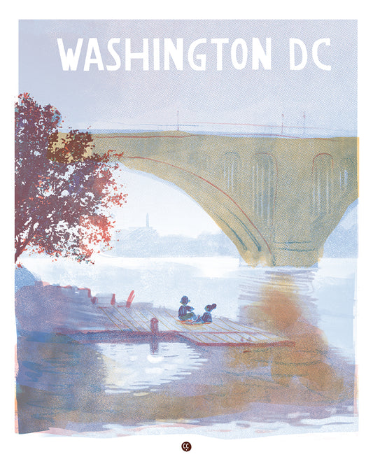 River Scene (Key Bridge) - Washington DC