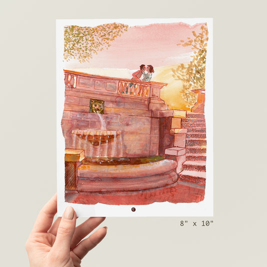 Kalorama Spanish Steps Kiss 