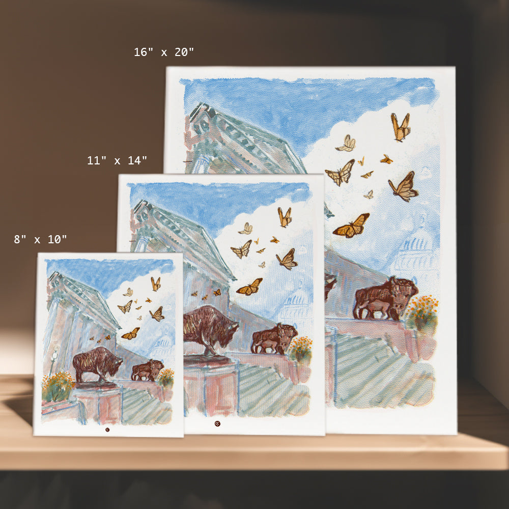 Bisons at the National History Museum