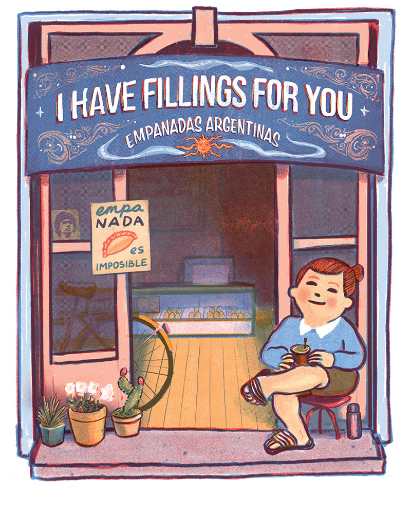 Empanada Shop - Storefront Illustration