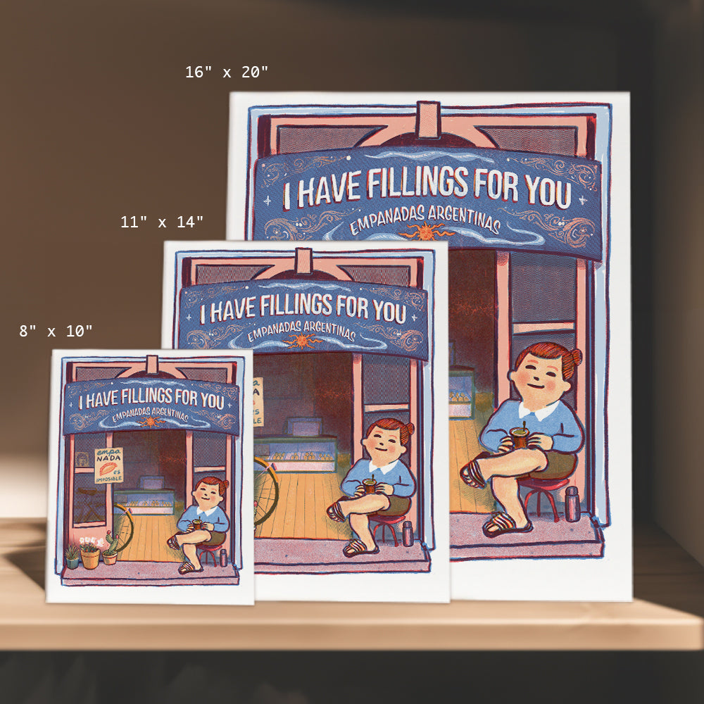 Empanada Shop - Storefront Illustration