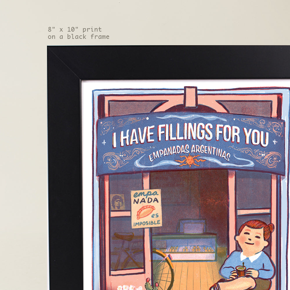Empanada Shop - Storefront Illustration