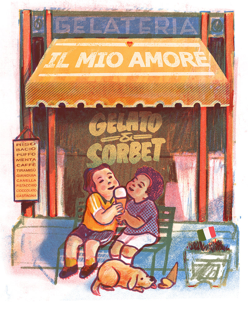 Gelateria - Storefront Illustration