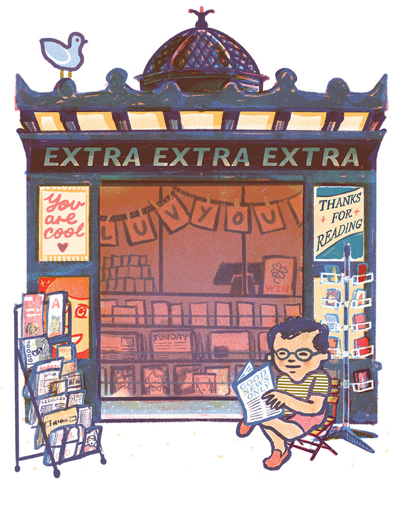 Newsstand - Storefront Illustration