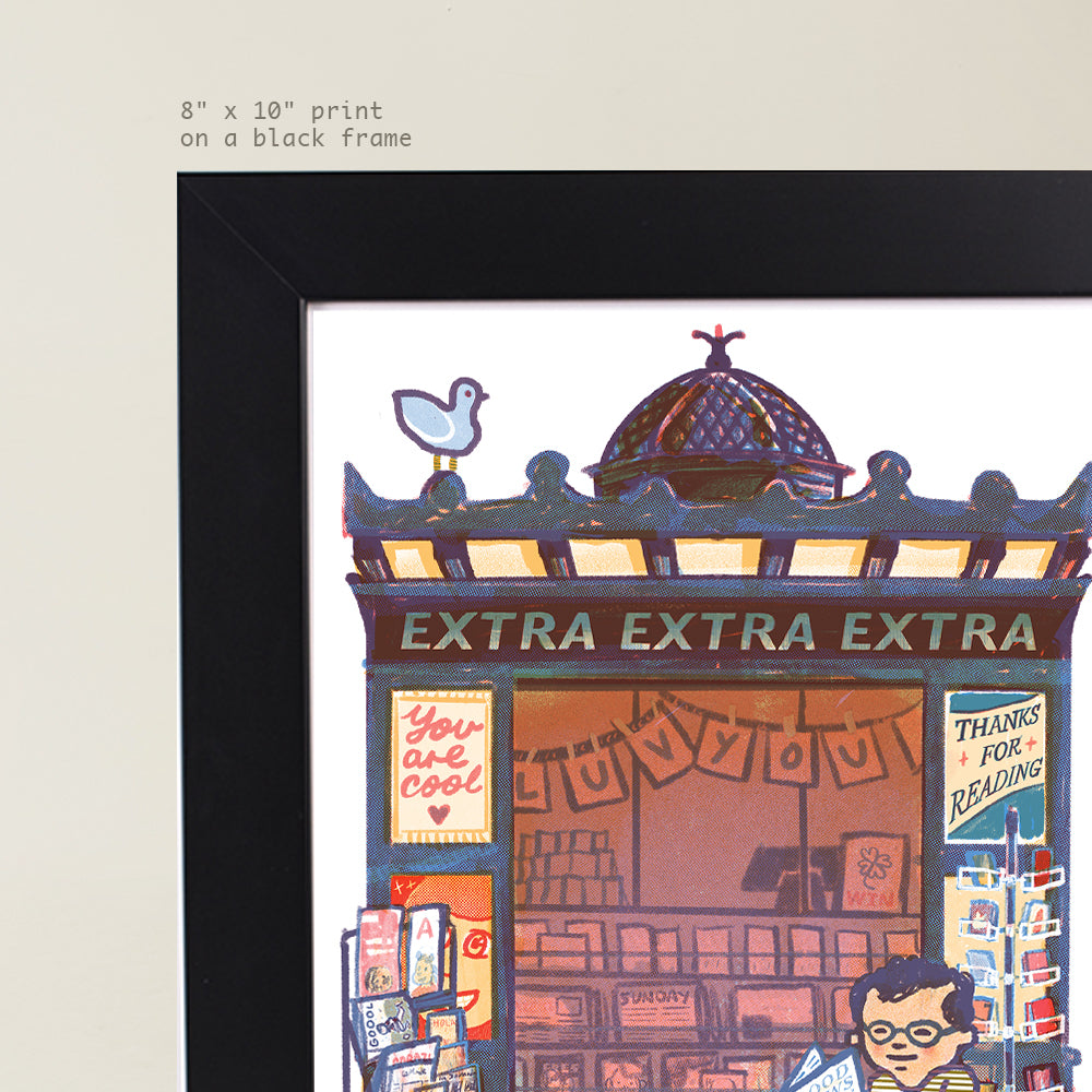 Newsstand - Storefront Illustration