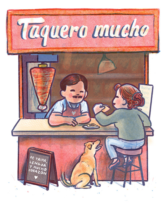 Taquería - Storefront Illustration