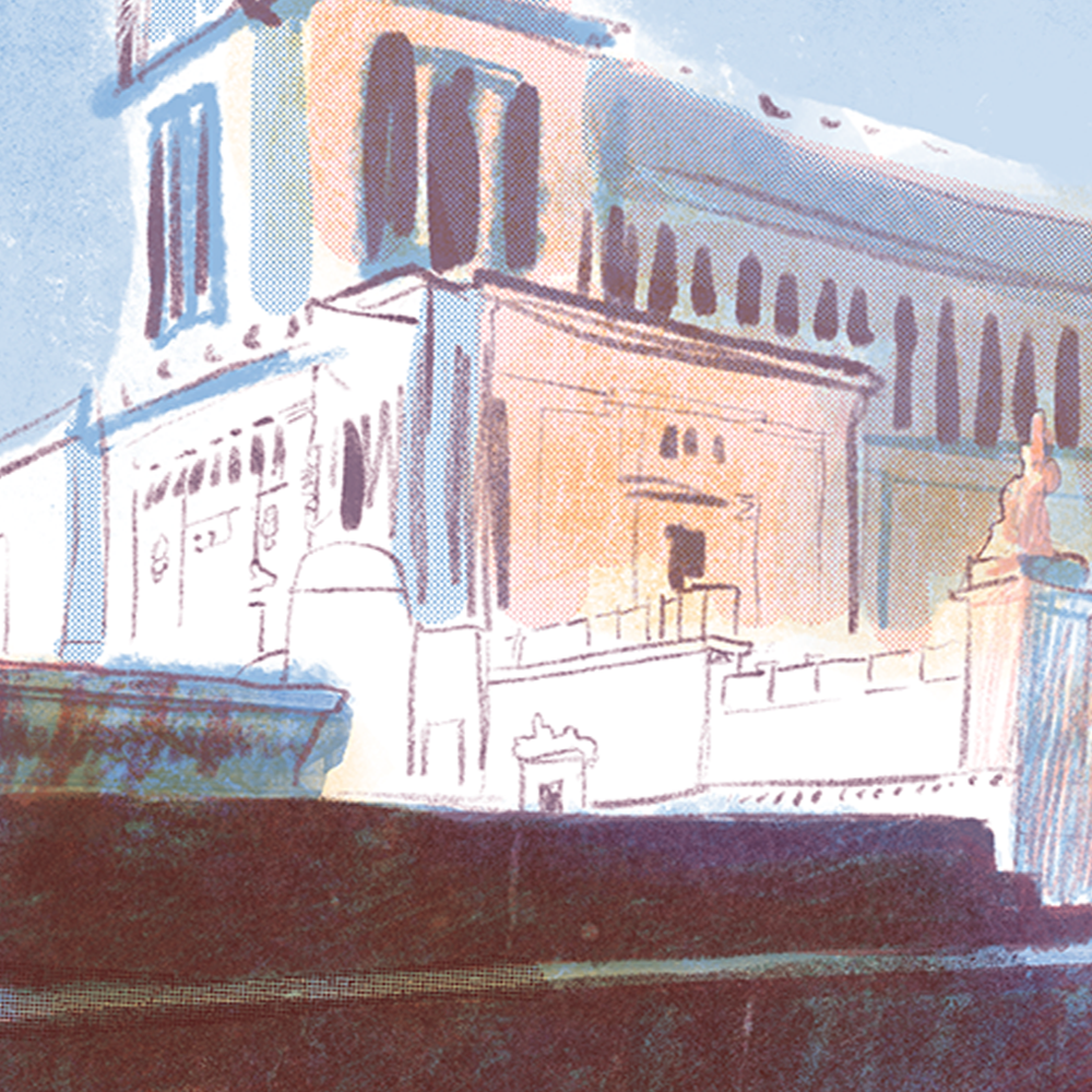 Rome -  Vittoriano, Palazzo Venezia